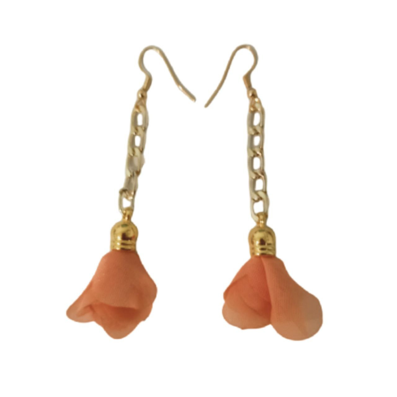 گوشواره دخترانه مدل گل رز گوشواره دخترانه مدل گل رز