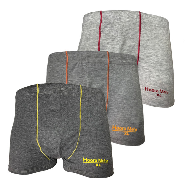 تخفیف شورت مردانه هورا مهر مدل SHS-M01 مجموعه ۳ عددی