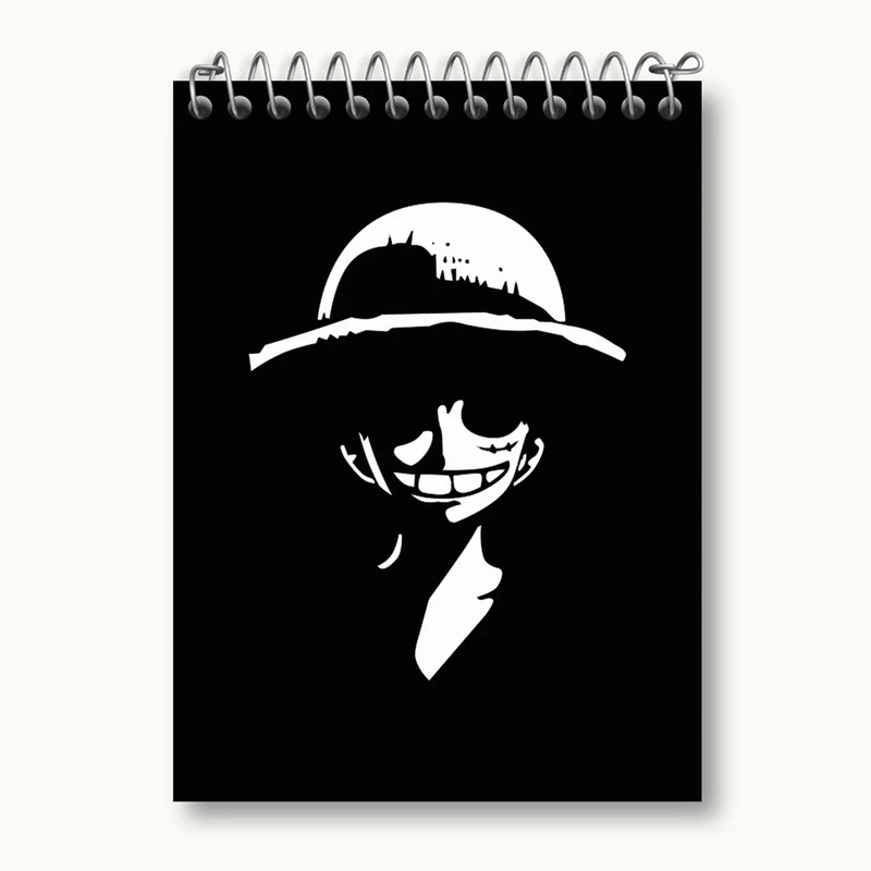 دفتر یادداشت 50 برگ خندالو مدل لوفی انیمه وان پیس One Piece کد 17228