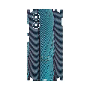 MAHOOT Turquoise feathers-FullSkin Cover Sticker for Motorola Moto G04