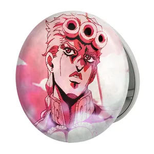 آینه جیبی خندالو طرح جورنو جواوونو انیمه جوجو Jojo مدل تاشو کد 11534 