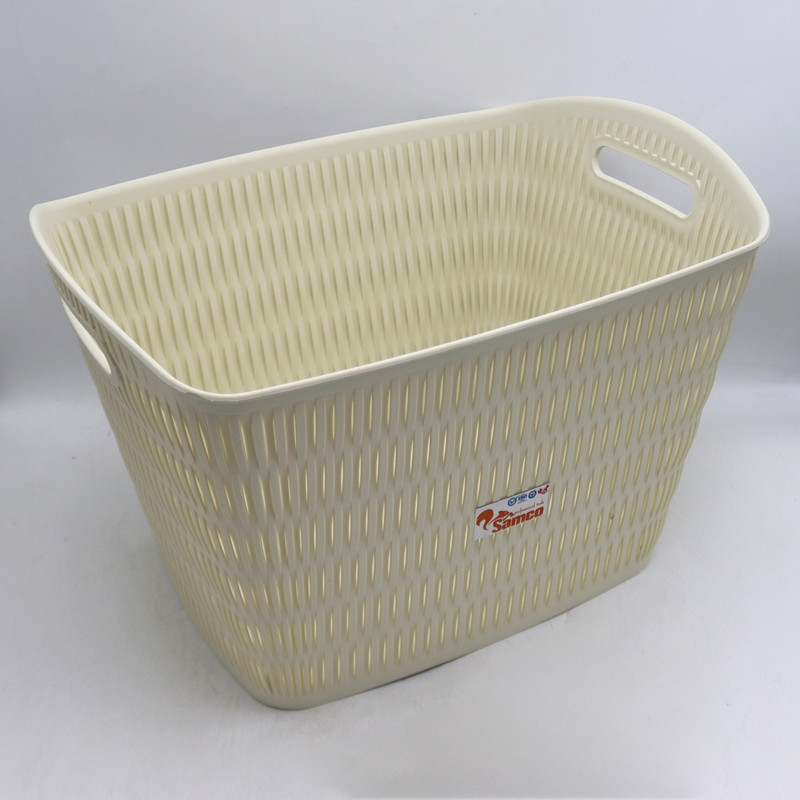 سبد رخت چرک سامکو مدل دسته دار طرح مستطیل کد YP-42x31x29CM