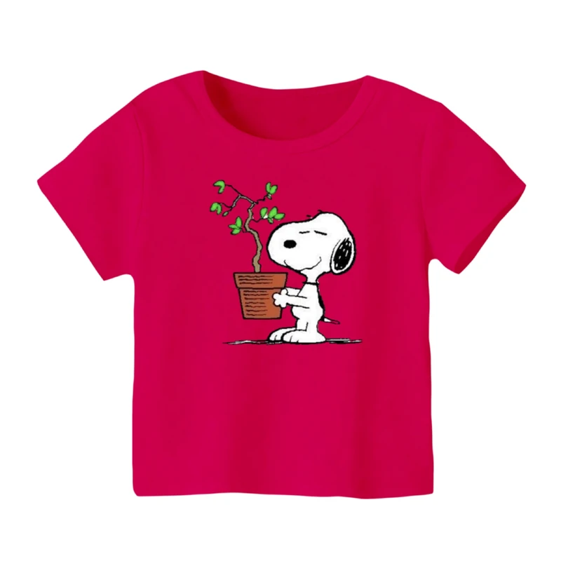 تی شرت آستین کوتاه بچگانه مدل اسنوپی کد ۵۹