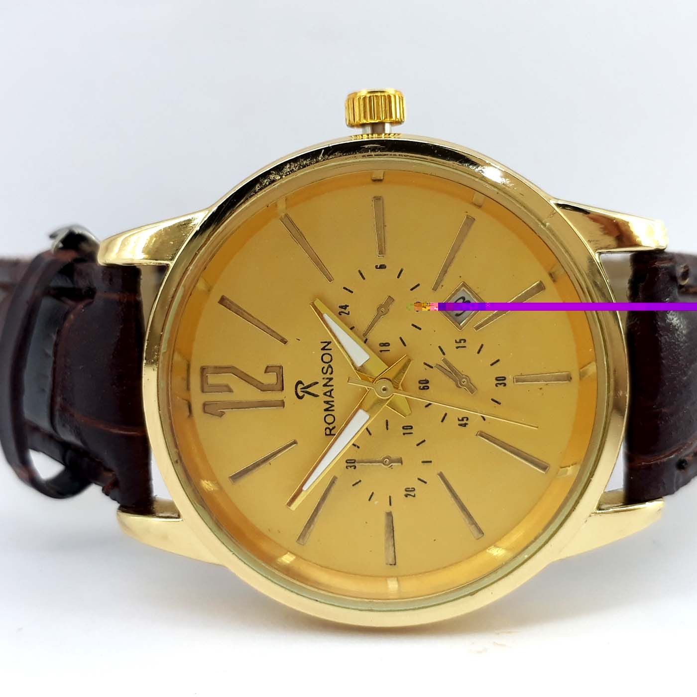 ساعت مچی عقربه ای زنانه مدل کلاسیک کد rom12 - - 3