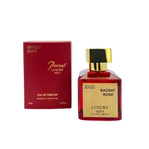 ادوپرفیوم زنانه لاکچری آکوا مدل BACRAT ROGE با رایحه گرم و شیرین حجم 50 میلی‌لیتر