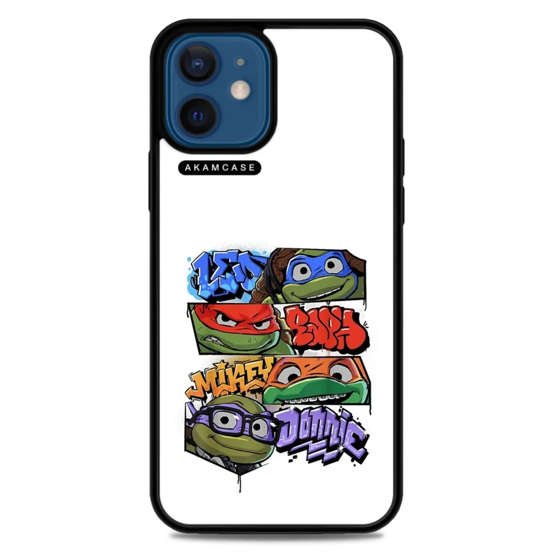 کاور آکام مدل AMC-WA12M-NINJA TURTLES11 مناسب برای گوشی موبایل اپل iPhone 12 Mini