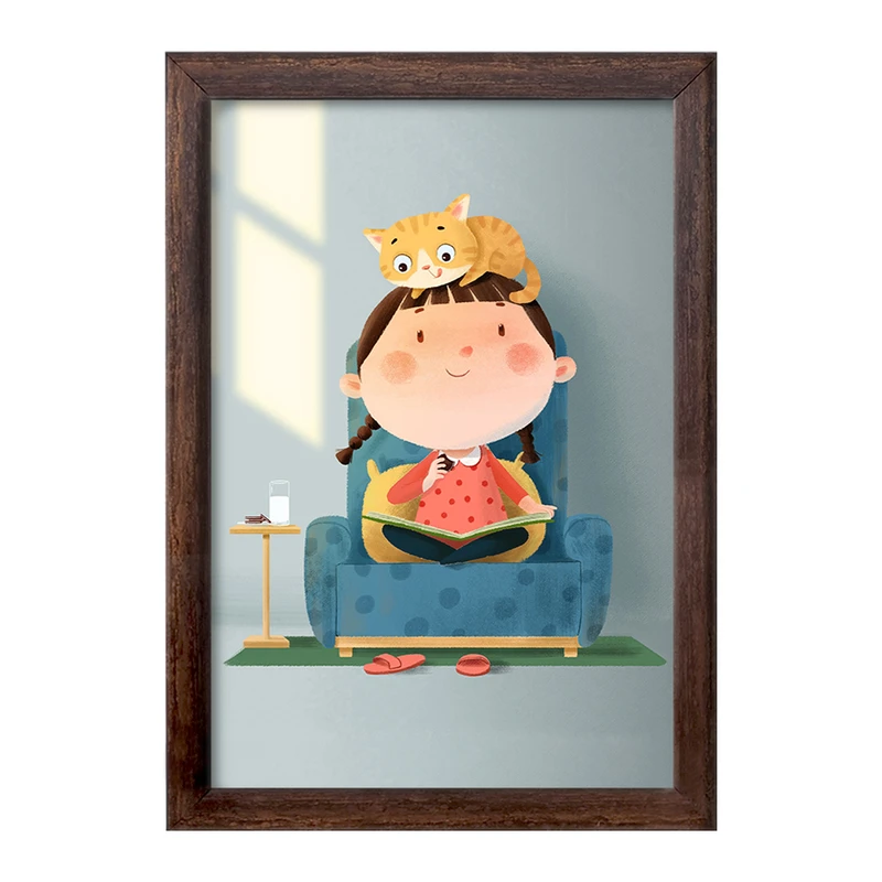 تابلو خندالو طرح دخترانه فانتزی کد 25712