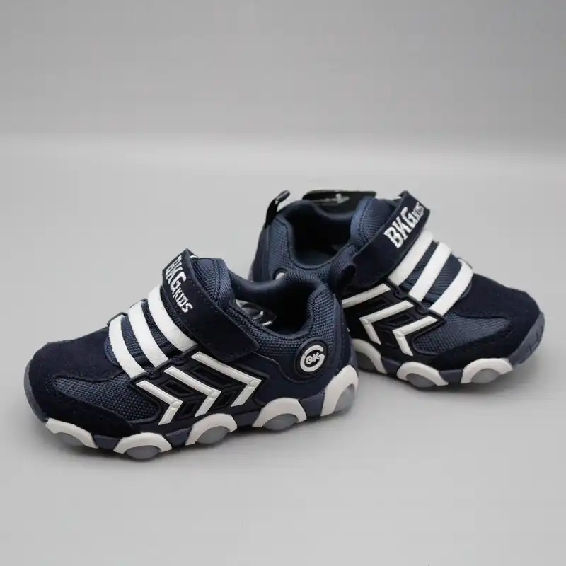 کفش راحتی بچگانه بی کی جی کیدز مدل  چراغ دار الماس کد 414