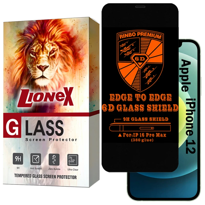 محافظ صفحه نمایش لایونکس مدل RINB200L مناسب برای گوشی موبایل اپل iPhone 12
