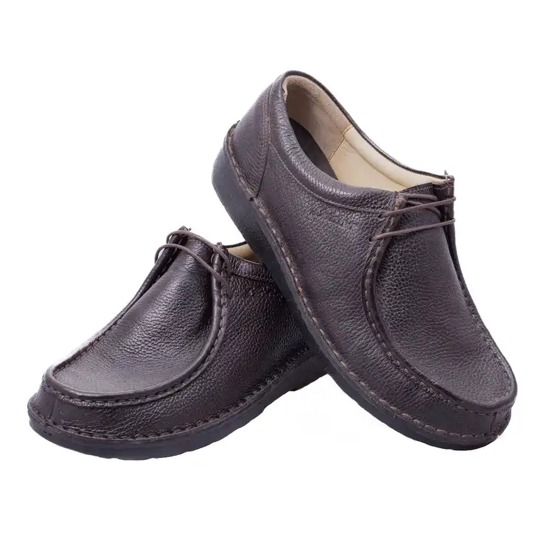 کفش طبی مردانه نادر مدل کیفی کد 112 رنگ قهوه ای