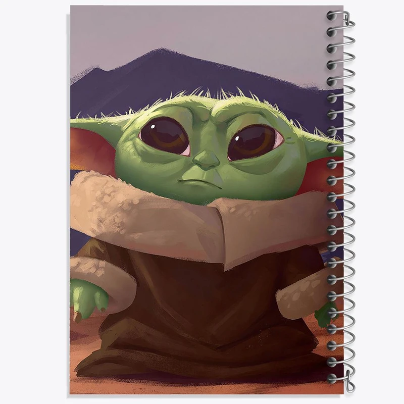 دفتر لیست خرید 50 برگ خندالو طرح یودا سریال جنگ ستارگان کد 26070