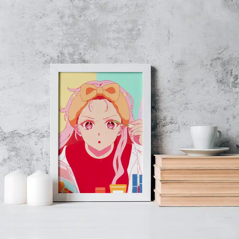 تابلو خندالو مدل شیکیموری سان انیمه شیکیموری کد 15908