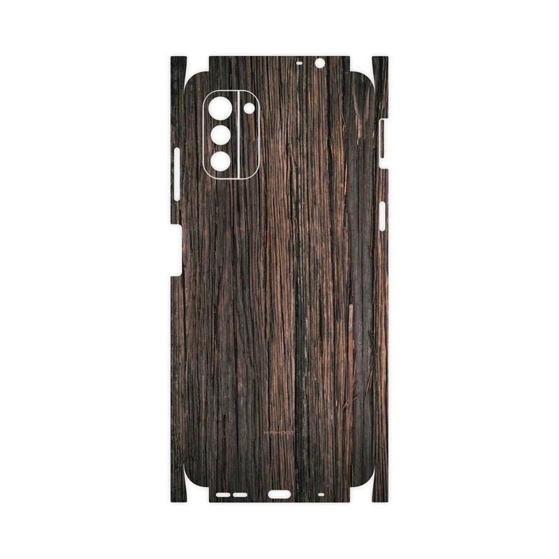 برچسب پوششی ماهوت مدل Burned-Wood-FullSkin مناسب برای گوشی موبایل نوکیا G21