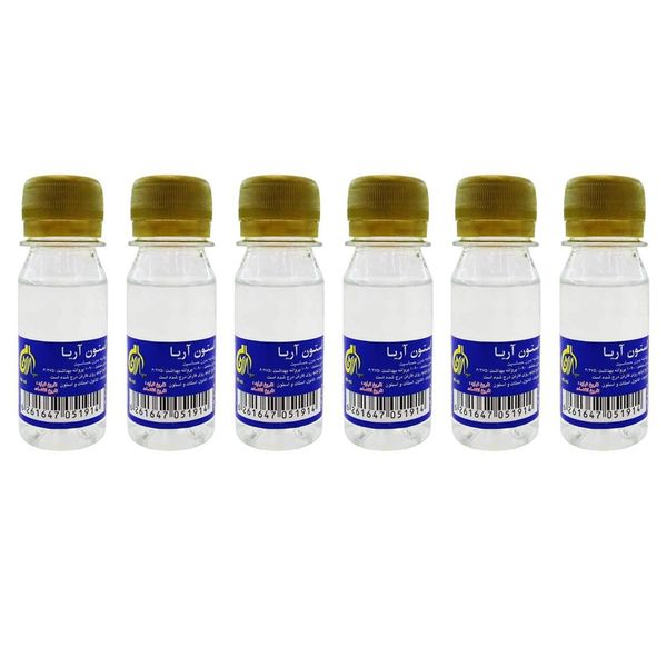 استون لاک پاک کن آریا کد R6 حجم 60 میلی لیتر بسته 6 عددی