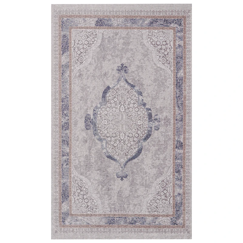 روفرشی مدل روفرشی کشدار نانو ابریشم کد 487 زمینه نقرآبی