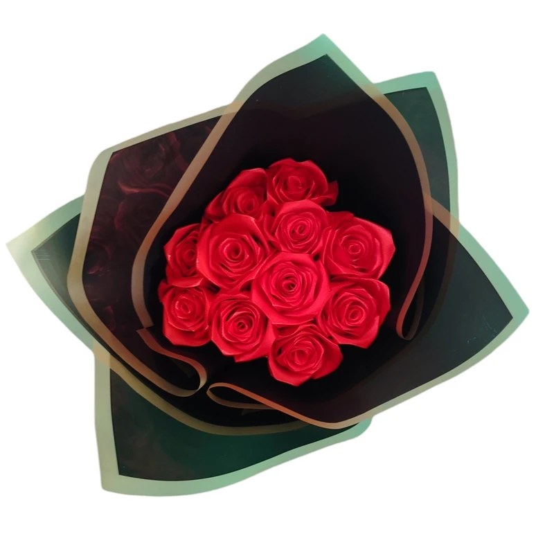 گل مصنوعی مدل دسته گل روبانی