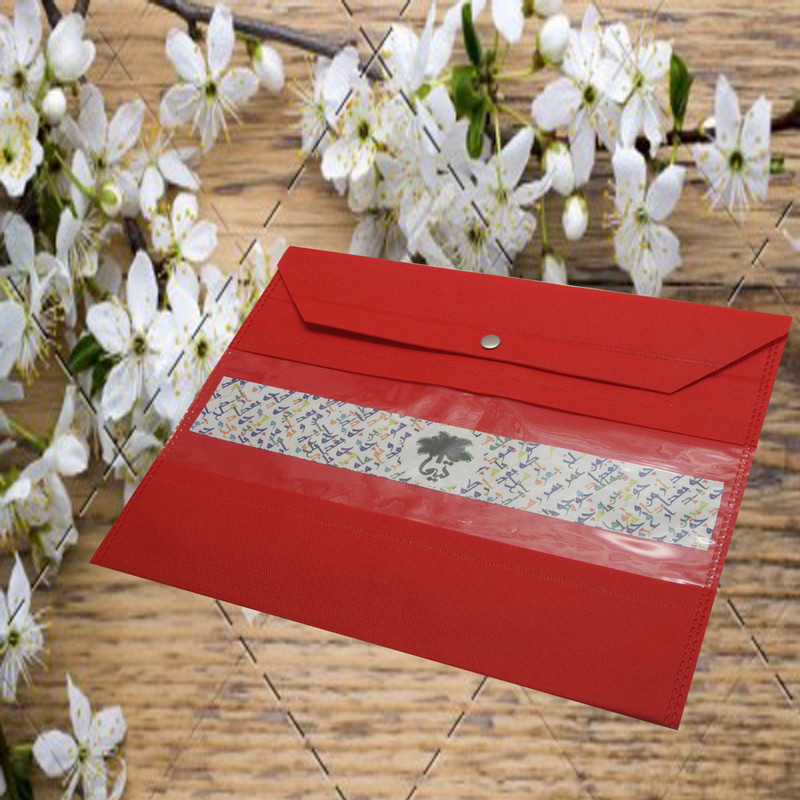 پوشه دکمه دار تیما مدل طلق دار