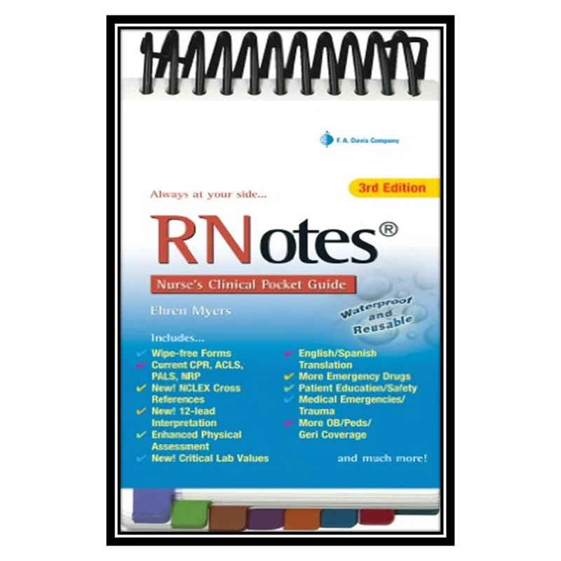 کتاب Rnotes: Nurse's Clinical Pocket Guide, Third Edition اثر Myers Ehren انتشارات مؤلفین طلایی