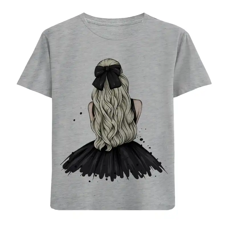 تی شرت دخترانه مدل دختر M79