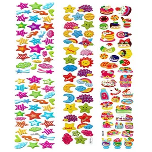استیکر کودک طرح ستاره و تولد کد Aru111 مجموعه 3 عددی 