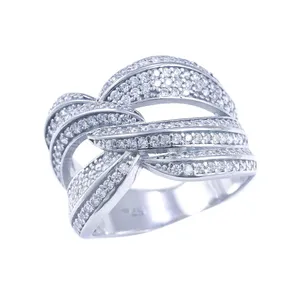 انگشتر نقره زنانه مدل GAT-200035