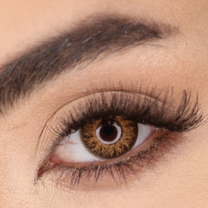 لنز چشم نیو ویژن پرو مدل H3 رنگ عسلی کهربایی روشن