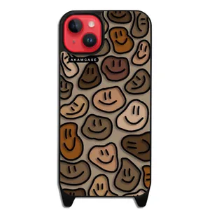 AKAM AMCWLA15PLUS-HAPPY FACE10 Cover For Apple iPhone 15 Plus