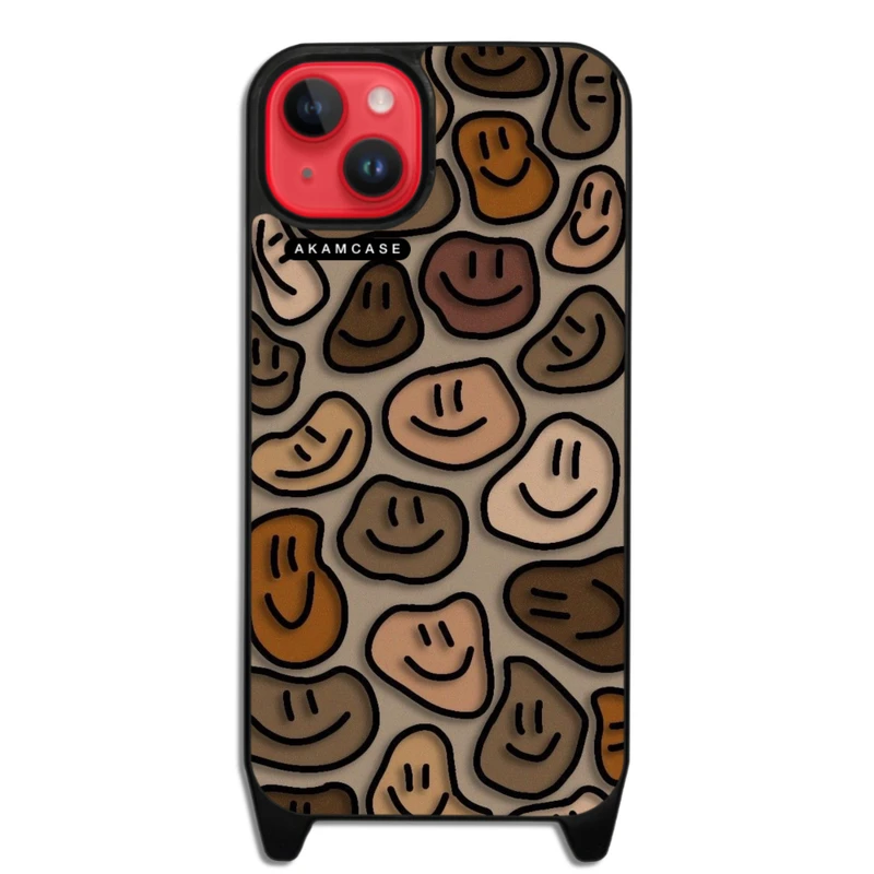 کاور آکام مدل AMCWLA15PLUS-HAPPY FACE10 مناسب برای گوشی موبایل اپل iPhone 15 Plus