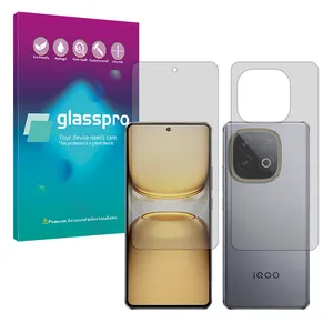 Glass Pro Hydrogel model Matte Screen Protector for Vivo IQOO Z10 Turbo Plus mobile phone along with the back protector