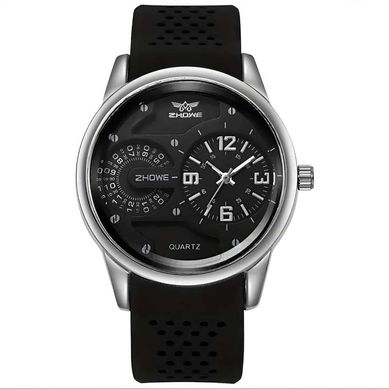 ساعت مچی عقربه‌ای مردانه مدل تک موتور چرمی 01