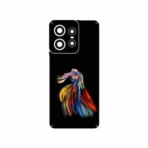 MAHOOT Rainbow Hair Digital Art Cover Sticker for Motorola Edge 50 Pro