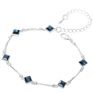 دستبند نقره زنانه کد GB0560