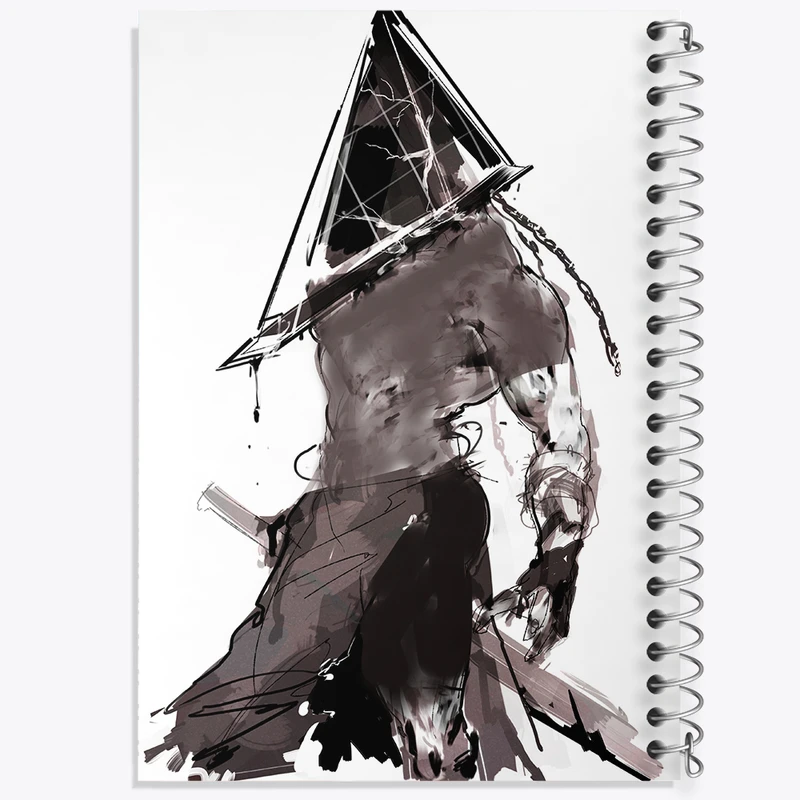دفتر شطرنجی 50 برگ خندالو مدل بازی سایلنت هیل‌ (Silent Hill) کد 34481