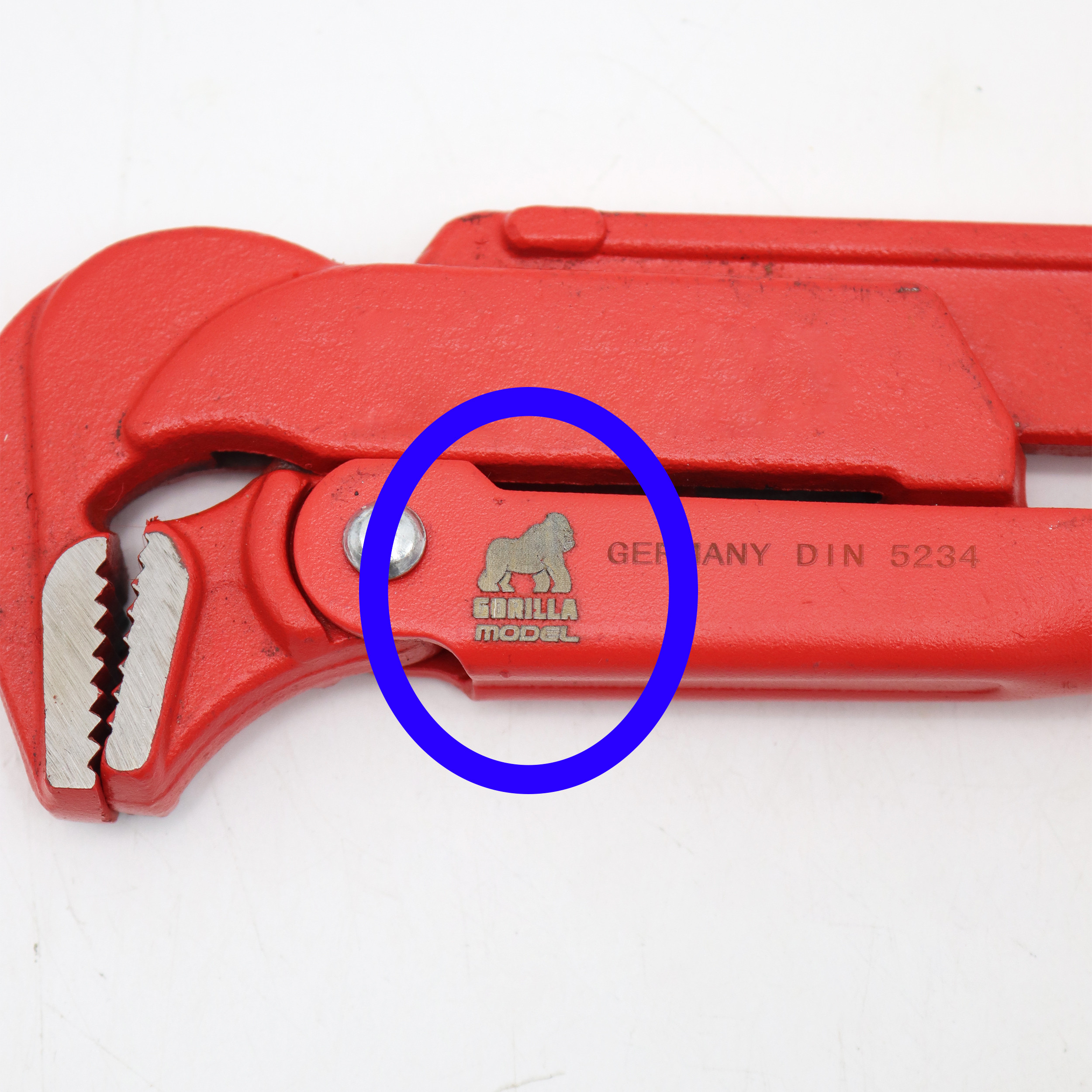 آچار لوله گیر مدل گوریلا کد YP-MAD-43CM سایز 1.5 اینچ