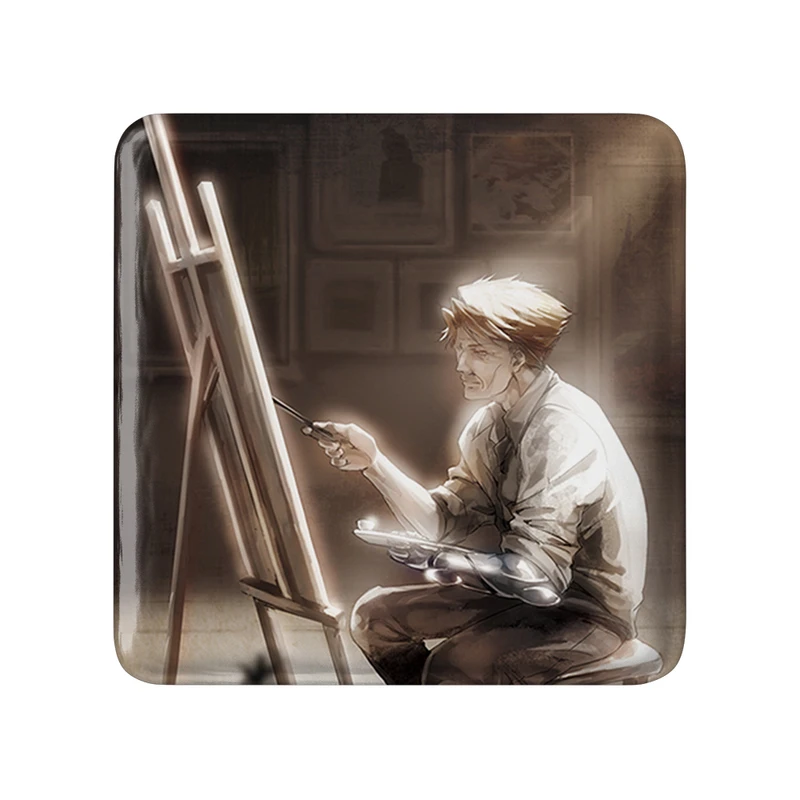 مگنت خندالو طرح انیمه روان گذر (Psycho Pass) مدل مربعی کد 33752