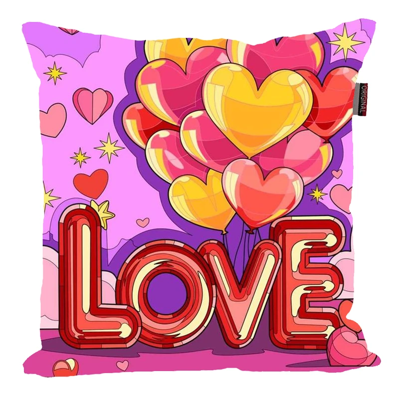 کوسن پاد آفرین مدل عشق طرح LOVE کد PK30823