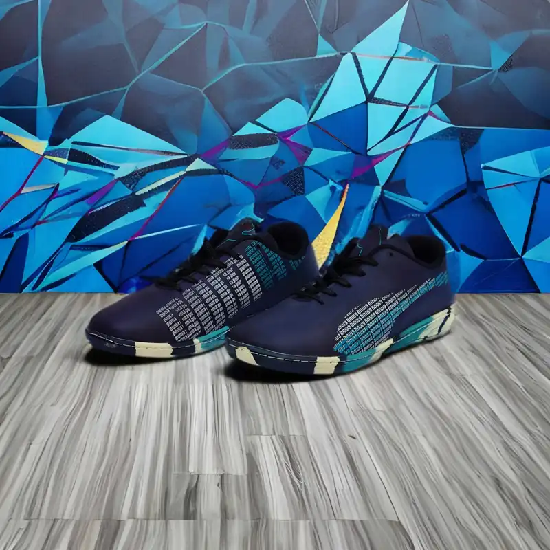 کفش فوتسال مردانه مدل سالنی ترمزدار Pu-B