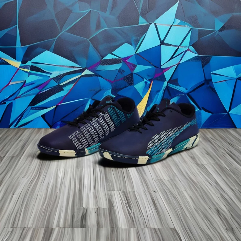 عکس شماره 3 : کفش فوتسال مردانه مدل سالنی ترمزدار pu-b