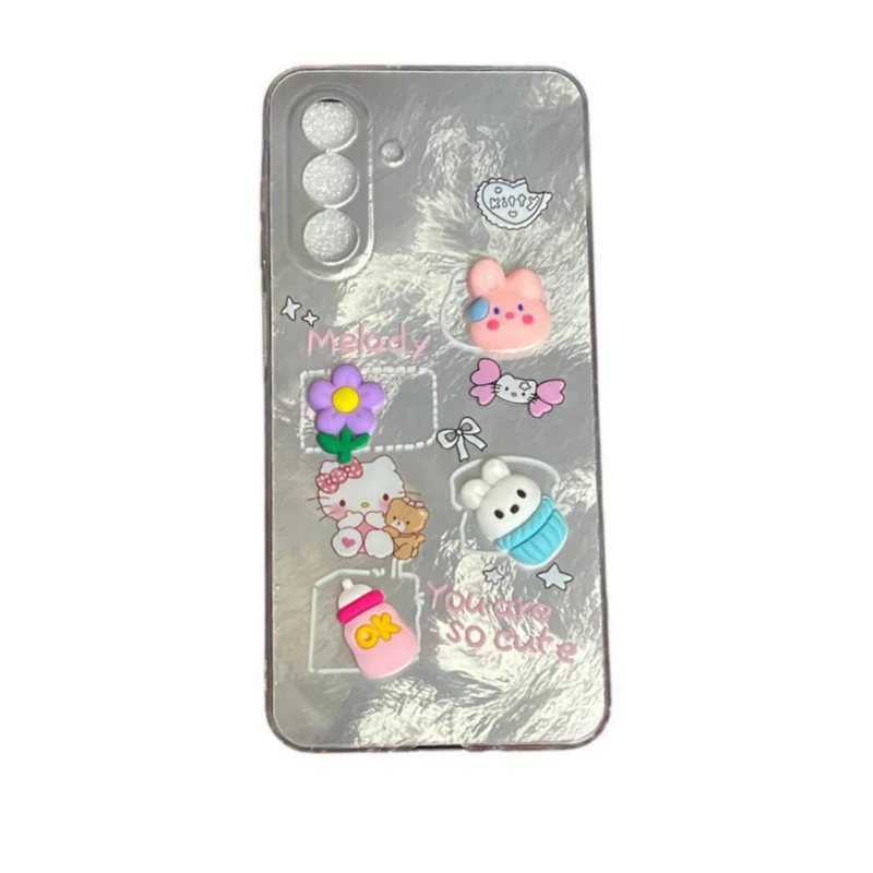 کاور مدل براش طرح عروسکی  برجسته کد melody87 مناسب برای گوشی موبایل سامسونگ  Galaxy A36