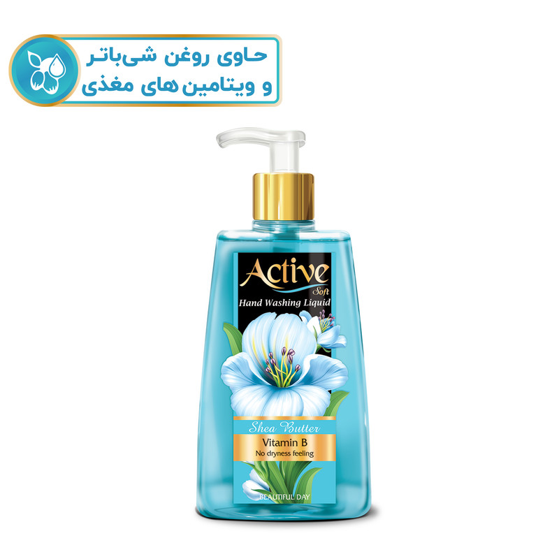 مایع دستشویی شفاف ابی اکتیو 450 گرمی