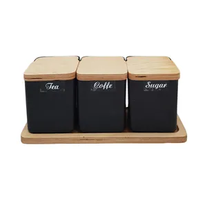 ست جای ادویه 4 پارچه مدل Raika طرح jar کد 1022