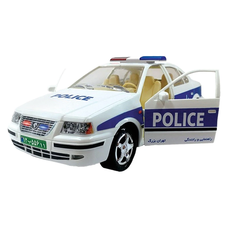 ماشین بازی طرح سمند مدل پلیس کد 101CDE