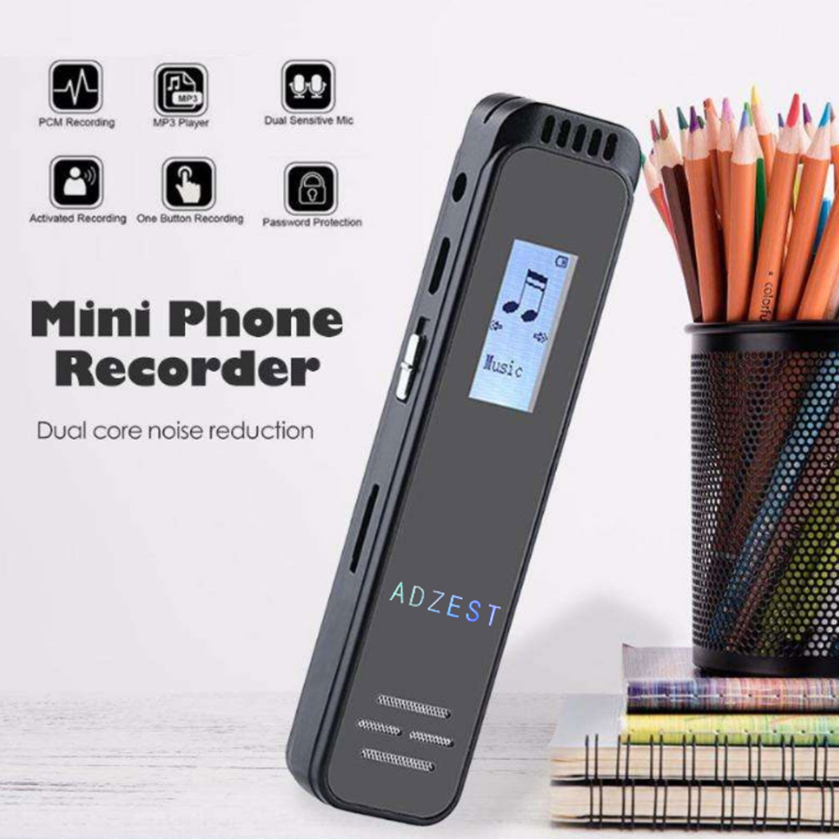 ضبط کننده صدا مدل ADZEST SK-304 16G