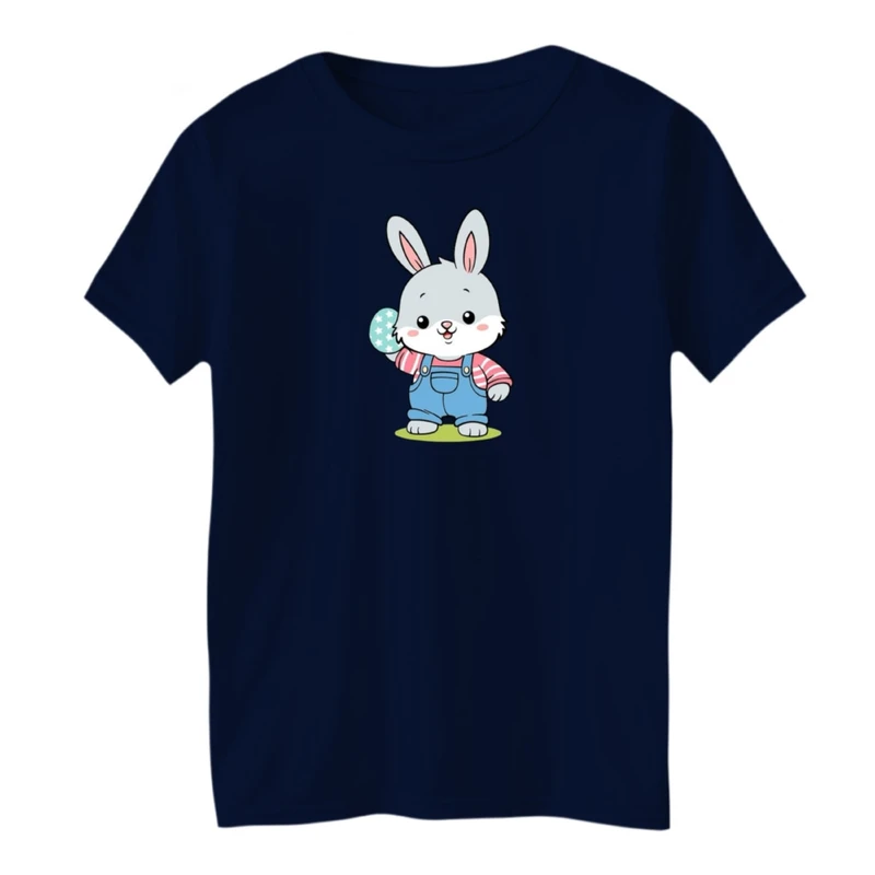 تی شرت آستین کوتاه بچگانه مدل خرگوش کد 04