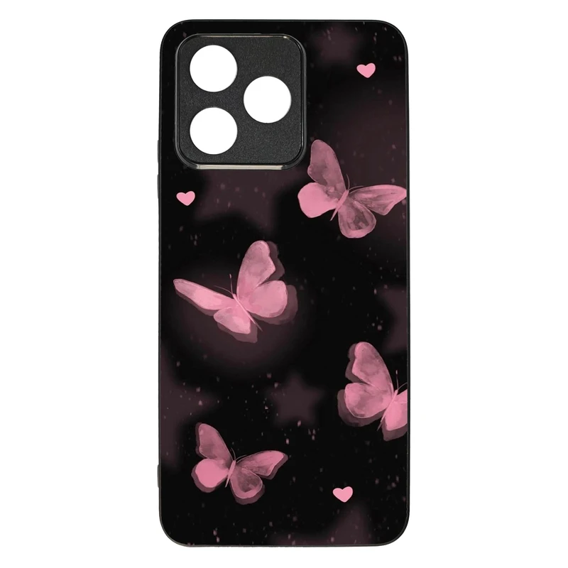 کاور قاب گارد گوشی طرح پروانه کد TPU-182 مناسب برای گوشی موبایل ریلمی C53