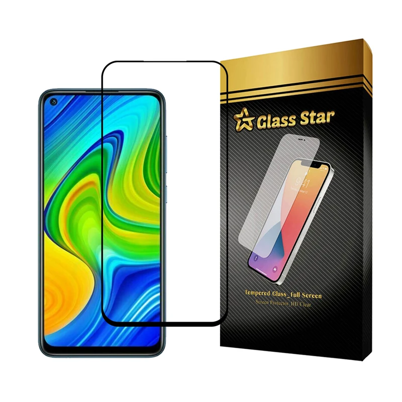محافظ صفحه نمایش گلس استار مدل FULSLGS مناسب برای گوشی موبایل شیائومی Redmi Note 9 / Note 9T