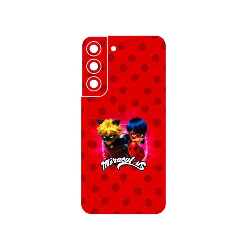 برچسب پوششی ماهوت مدل Ladybug and Cat Noir مناسب برای گوشی موبایل سامسونگ Galaxy S22 5G