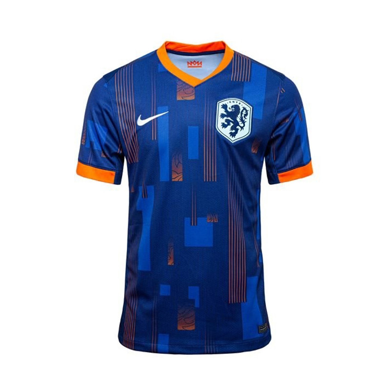 ست تی شرت و شلوارک ورزشی مردانه مدل هلند Away 2024 ست تی شرت و شلوارک ورزشی مردانه مدل هلند Away 2024