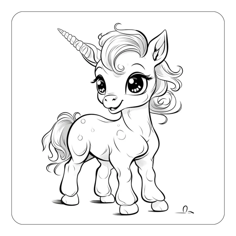 مگنت کاکتی طرح اسب تک شاخ و یونیکورن مدل mp29808