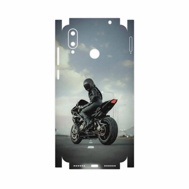 برچسب پوششی ماهوت مدل Motorcycling-FullSkin مناسب برای گوشی موبایل جی پلاس Q10